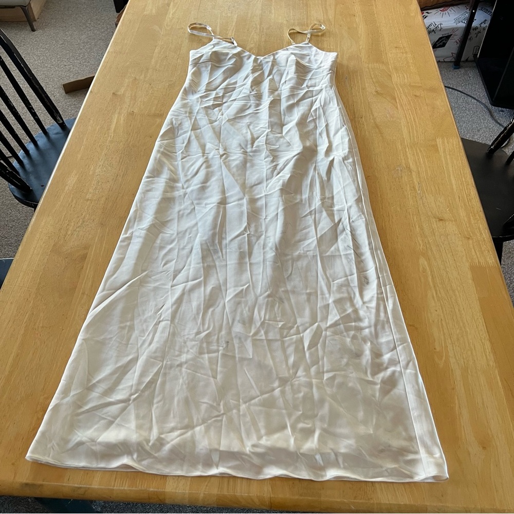 LIKE ANGEL Women's Satin Slip Dress Size M